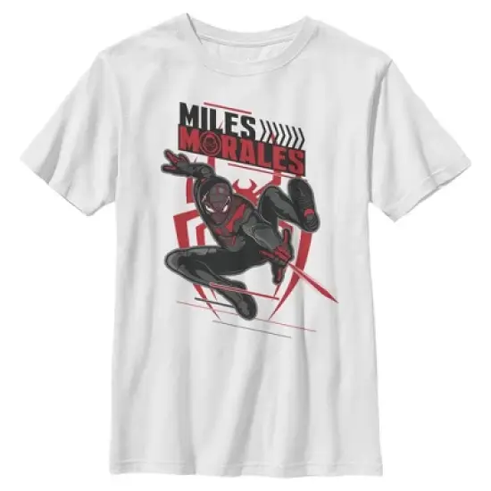 Boy's Marvel Spider-Man: Miles Morales Game Swing T-Shirt image {3}