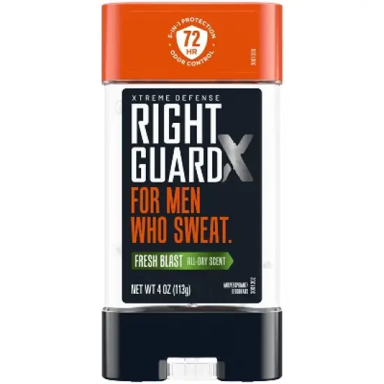 Right Guard Xtreme Defense Gel Antiperspirant & Deodorant - Fresh Blast - 4oz image {8}