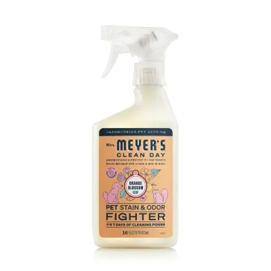 Mrs. Meyer's Clean Day Orange Blossom Scent Pet Stain Remover and Odor Fighter - 16 fl oz image {9}