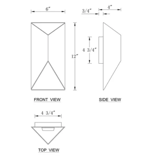 C Cattleya Matte Black Modern Integrated LED Outdoor Wall Light image {7}