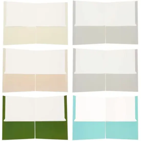 Blue Panda 12 Pack of 2 Pocket Folders with Puppies, Letter Size Dog Folders with Pockets for School, Office (6 Designs, 12 x 9.5 Inches) image {2}