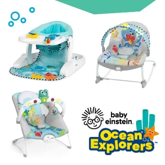 Baby Einstein Ocean Explorers Sea of Support 2-in-1 Sit-Up Infant Floor Seat image {8}