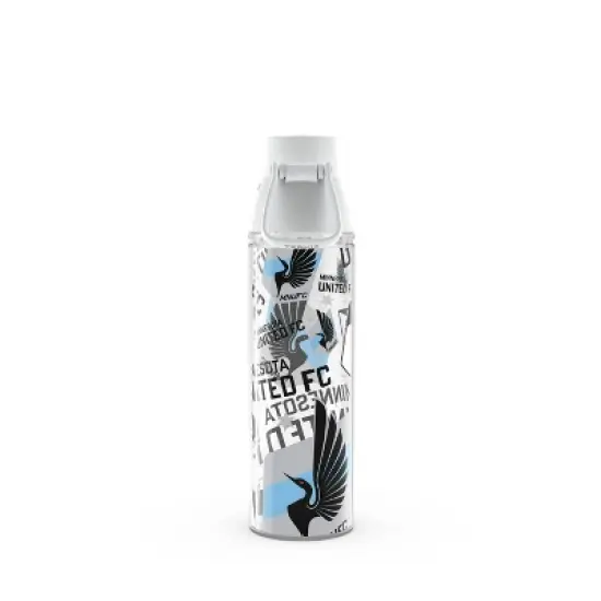 MLS Minnesota United FC All Over Venture Water Bottle - 24oz: Portable Plastic Drinkware image {1}