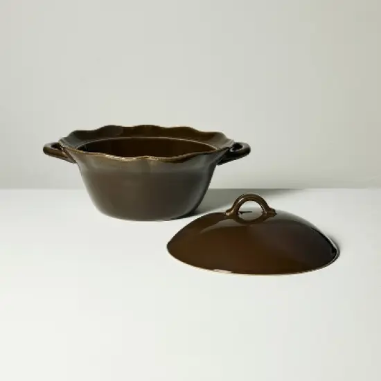 Wavy Edge Soup Terrine Brown - Hearth & Hand&trade; with Magnolia image {2}