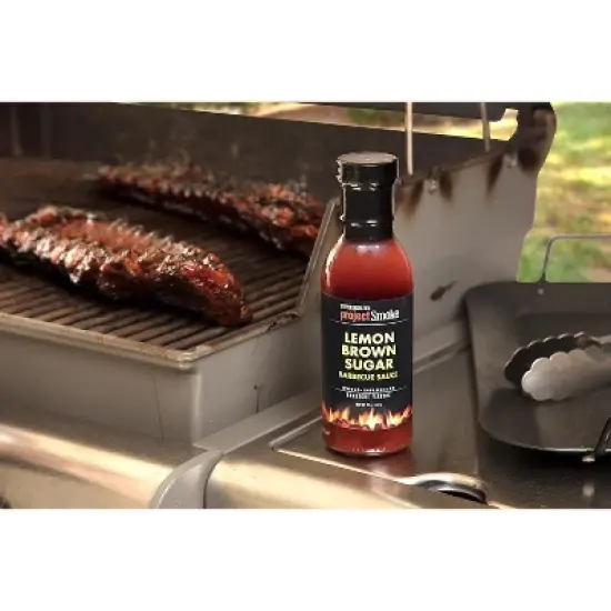 Steven Raichlen Project Smoke Barbecue Sauce Gift Box- 3 Pack- Spicy Apple, Smoky Mustard, Lemon Brown Sugar- Great Gift- Chicken Ribs Fish Veggies image {2}