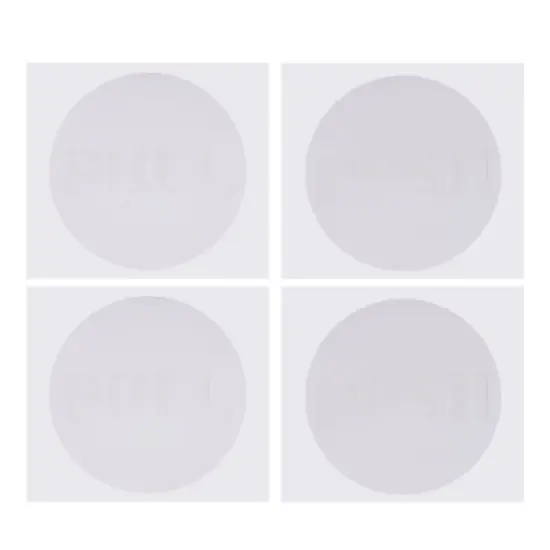 Unique Bargains PVC Self-Adhesive Waterproof Store Round Push Pull Door Sign 2 Set image {4}