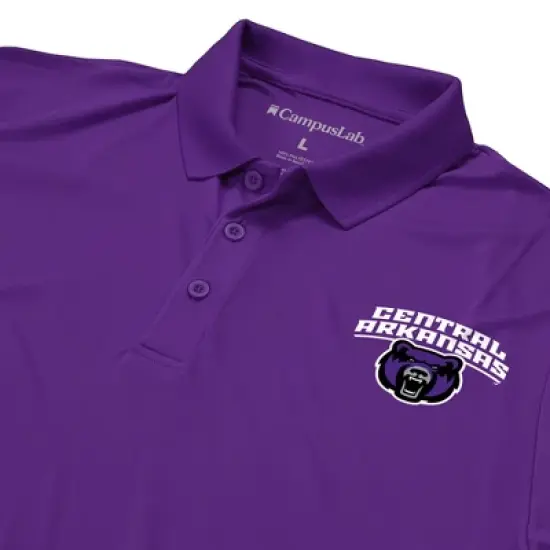 Men's University of Central Arkansas Adult Polo Left Chest Logo image {3}