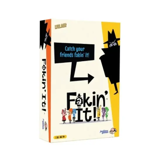Wilder Games Jackbox: Fakin' It Card Game: Creative Thinking Party Game for 2-6 Players, Includes Cards & Tokens image {6}