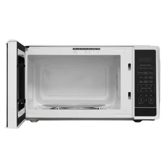 Kenmore 1000W Countertop Microwave White: 1.1 Cu Ft, Child Lock, 10 Power Levels, Digital Display, Express Cook, Defrost image {2}