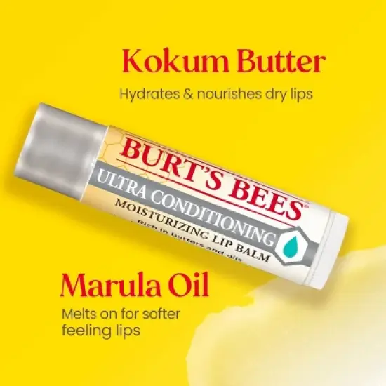Burt's Bees Lip Balm Ultra Conditioning Blister - 0.15oz image {4}