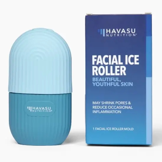 Face Ice Roller, Cold Face Roller for Women, Facial Ice Roller to Soothe Skin, Tighten Pores & Refresh Eyes Naturally, Havasu Nutrition, 1ct image {4}