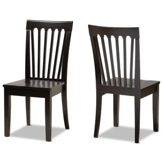 2pc Minette Wood Dining Chair Set - Baxton Studio image {8}