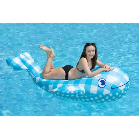 Poolmaster Willy The Whale Swimming Pool Float Rider image {3}