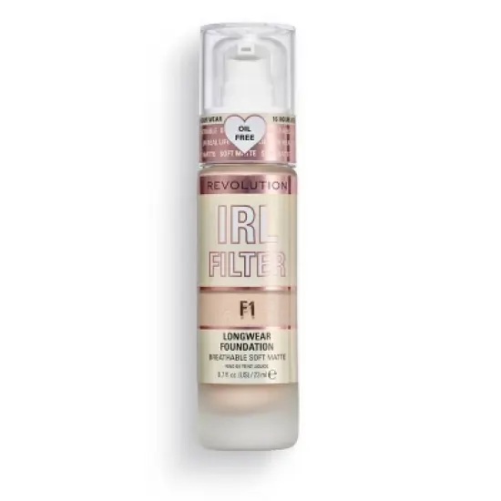 Makeup Revolution IRL Filter Longwear Foundation - 0.7 fl oz image {7}