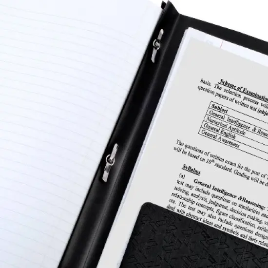 Five Star 2 Pocket Plastic Folder with Prongs image {3}