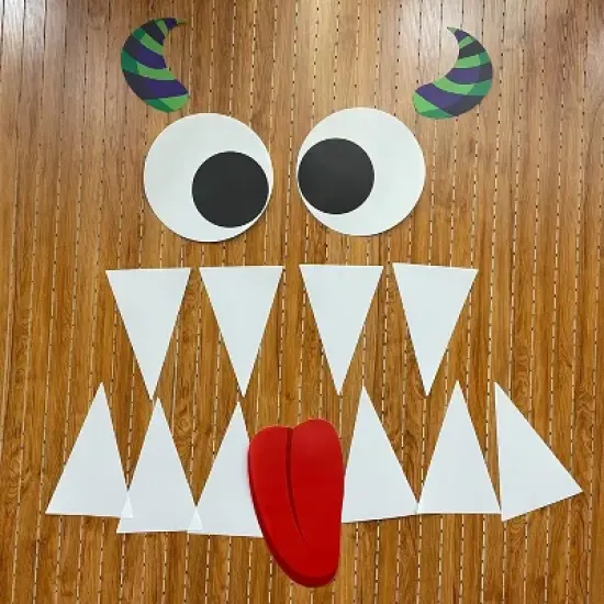 4E&rsquo;s Novelty Monster Trunk or Treat Car Decoration Kit &ndash; Huge Eye Monster, PVC Halloween Car & SUV Outdoor Decorations, Garage Door & Party Decor image {4}