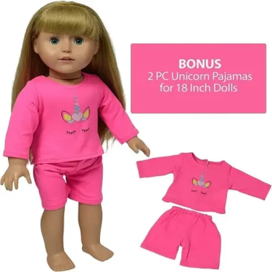 The New York Doll Collection 18 Inch Wooden Bed image {2}