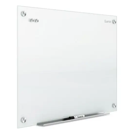 Quartet Infinity Glass Marker Board, 24 x 18, White Surface image {1}