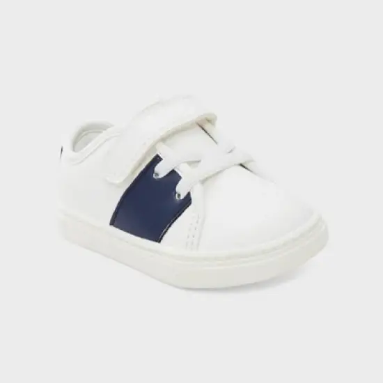 Carter's Just One You&reg; Baby Boys' Daily First Walk Sneakers - White image {2}