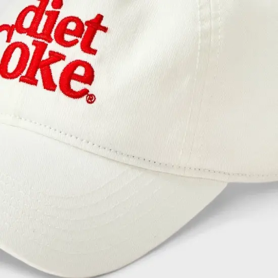 Women's Coca-Cola Diet Coke Cotton Baseball Hat - White image {3}
