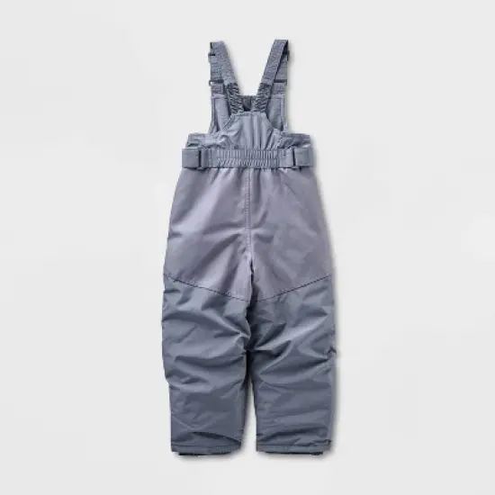 Toddler Solid Snow Bib - Cat & Jack&trade; Gray image {1}