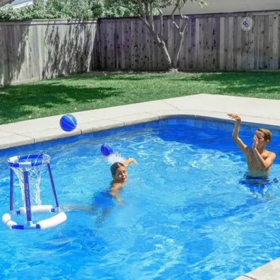GoSports Splash Hoop 360 Floating Pool Basketball Game - Blue image {4}