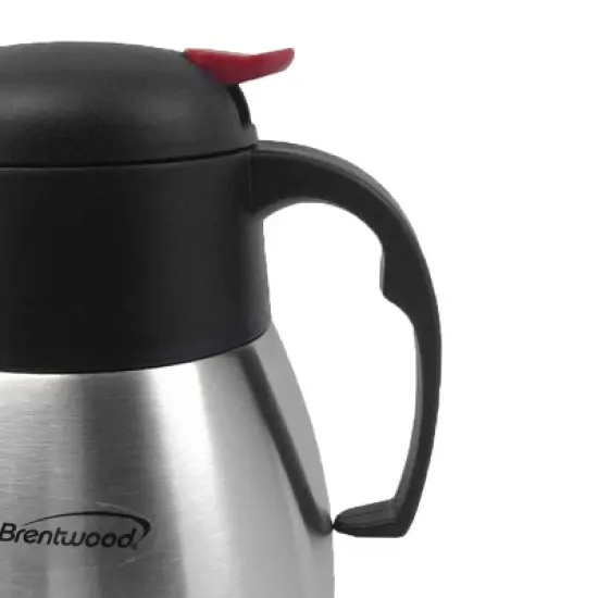 Brentwood 1.2L Vacuum Stainless Steel Coffee Pot image {1}