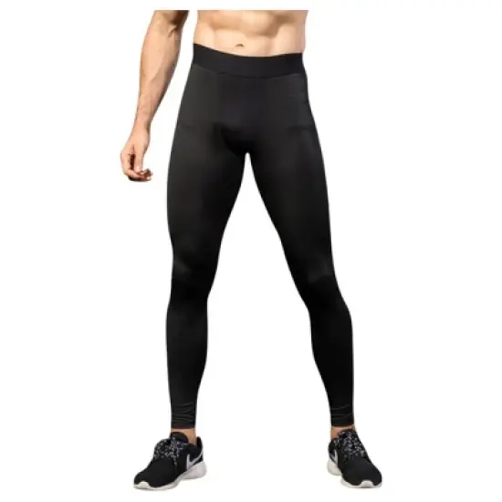 Anna-Kaci Active Men's Performance Leggings with Contoured Support Pouch and Seamless Fit for Training and Recovery image {6}