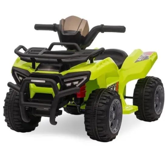 Kids 6V ATV 4 Wheeler, Ride on Toy Car for Toddlers Boys & Girls w/1.8 Mph Max Speed, Music, Wear-Resistant Wheels, Kids Electric Cars for 3-8 image {7}