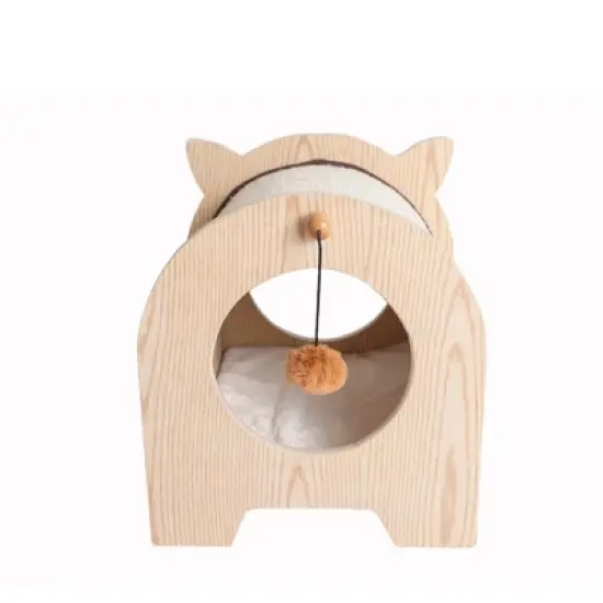 Armarkat Real Wood Model Premium Wood Cat Hideaway image {4}