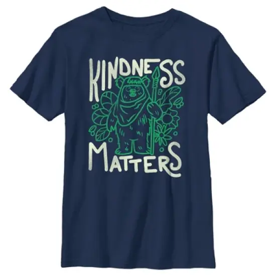 Boy's Star Wars Ewok Kindness Matters T-Shirt image {3}
