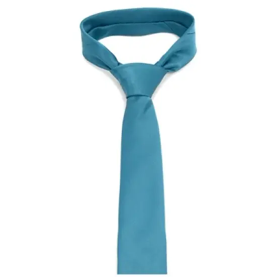 Men's Solid Color 2.75 Inch Wide And 57 Inch Long Slim Neckties image {1}