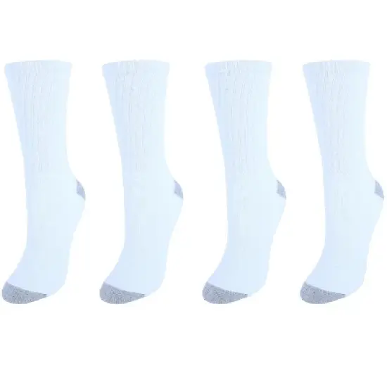CTM Women's Soft Crew Sport Socks (Pack of 4) image {3}
