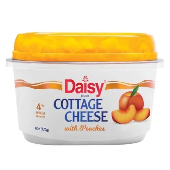 Daisy Cottage Cheese with Peaches - 6oz image {6}