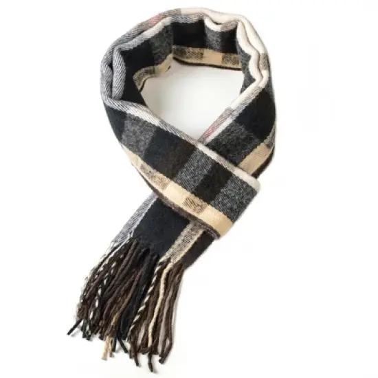 Alpine Swiss Mens Plaid Scarf Softer Than Cashmere Scarves Winter Shawl image {25}