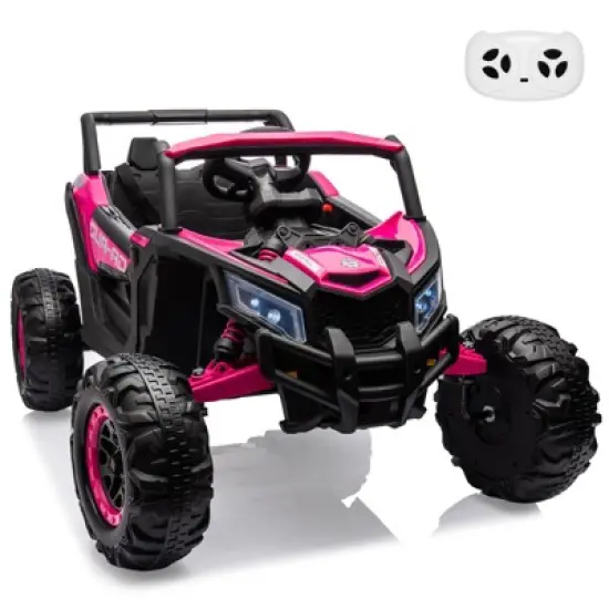 24V Kids Ride On Utv Car, Ride On Utv with Remote Control, Battery Powered Electric Vehicles, 200W Motor, USB, Mp3, Led Lights, Ride On Car for Kids image {9}
