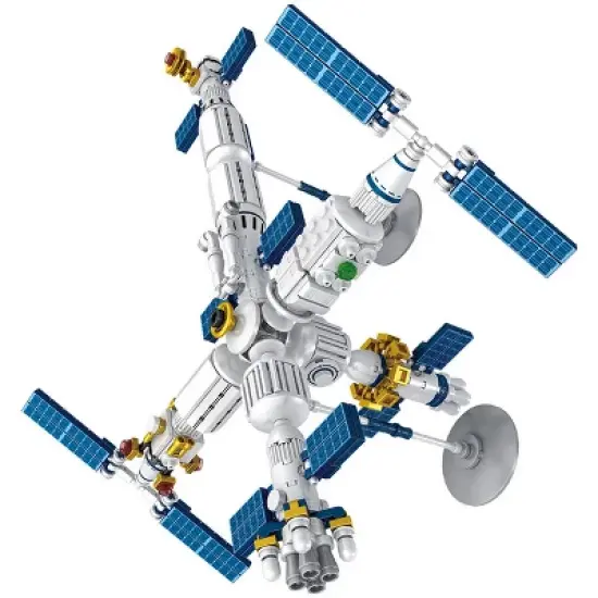 Contixo BK07 Aerospace Series Space Station Building Block Set - 573 PCS image {2}