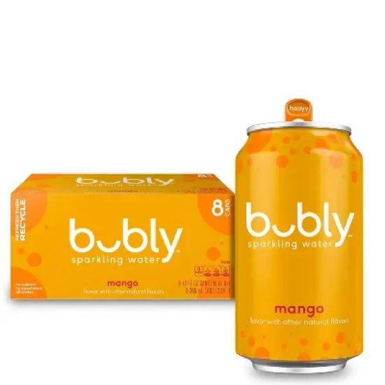 bubly Mango Sparkling Water - 8pk/12 fl oz Cans image {9}