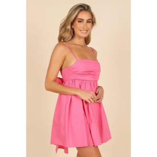 Petal and Pup Womens Alice Bow Back Mini Dress image {5}