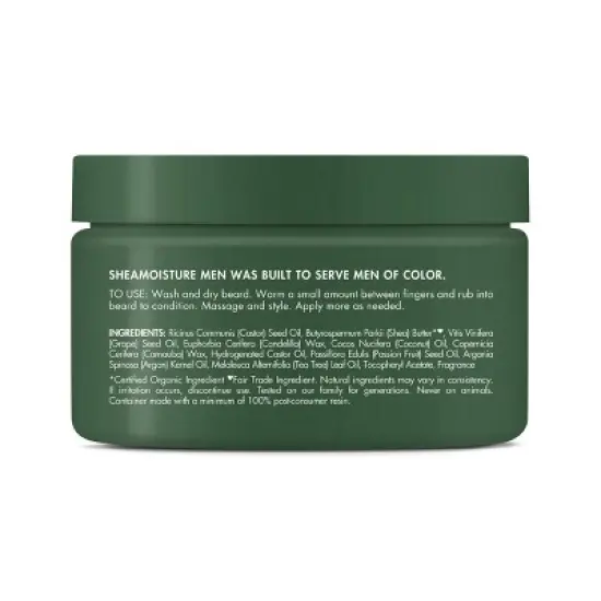 SheaMoisture Men Beard Balm - Maracuja Oil & Shea Butter - 4oz image {1}