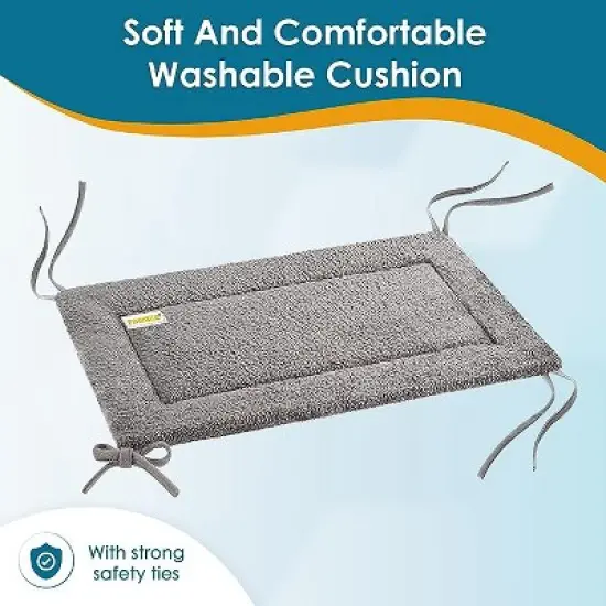 PAWBEE Cat Window Perch - Cat Window Hammock - Strong Suction Cups Hanging Cat Bed - Cat Hammock For Window Indoor - Comfy Cat Shelf For Inside Ledge image {4}