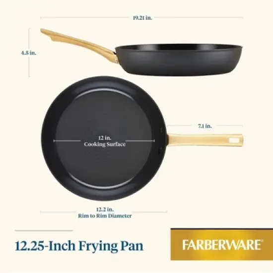 Farberware Forged Induction 12.25" Ceramic Nonstick Frying Pan image {1}