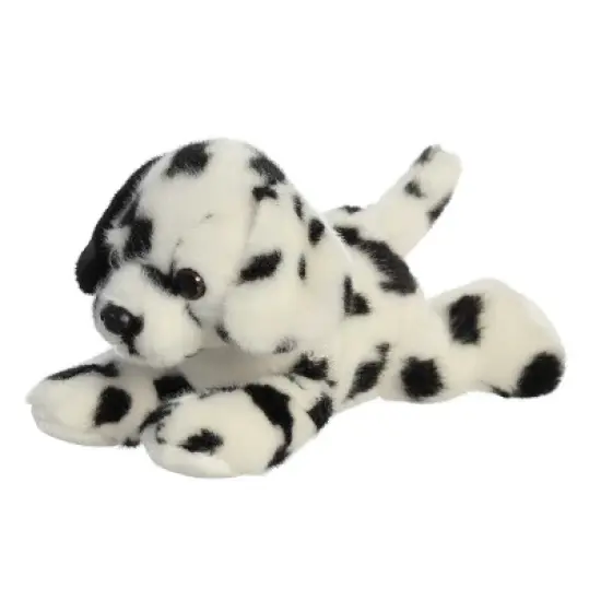 Aurora Small Dipper Dalmatian Mini Flopsie Adorable Stuffed Animal White 8" image {4}