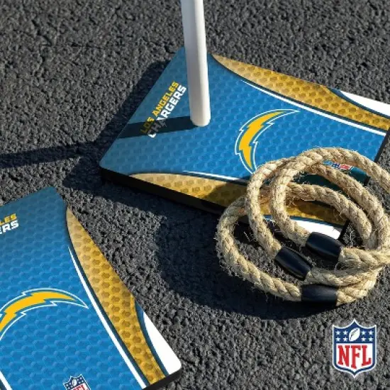 NFL Los Angeles Chargers Solid Wood Quoits Toss Game image {4}
