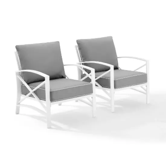 Crosley 2pc Kaplan Outdoor Patio Chair Set image {3}