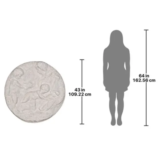 Design Toscano Direct Casting of The Virgin and Child with the Infant St. John Wall Sculpture image {4}