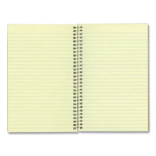 National Single-Subject Wirebound Notebooks, Narrow Rule, Brown Paperboard Cover, (80) 7.75 x 5 Sheets image {2}