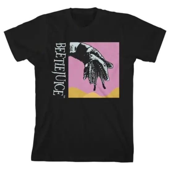 Beetlejuice Being Eaten By Sandworm Black Graphic Tee Toddler Boy to Youth Boy image {3}