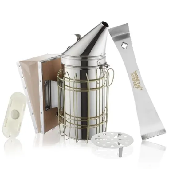 Honey Keeper Starter Beehive Kit (1 Deep Hive Body) with Starter Supplies Tool Kit for Langstroth Beekeeping, Fully Assembled and Painted image {4}