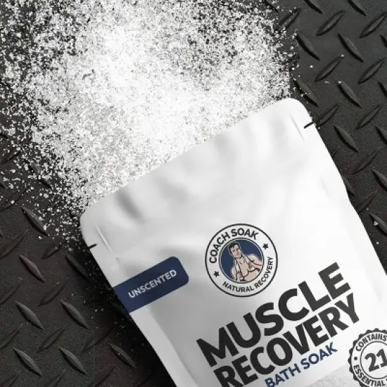 Coach Soak Muscle Recovery Unscented Bath Soak - 3lb image {3}